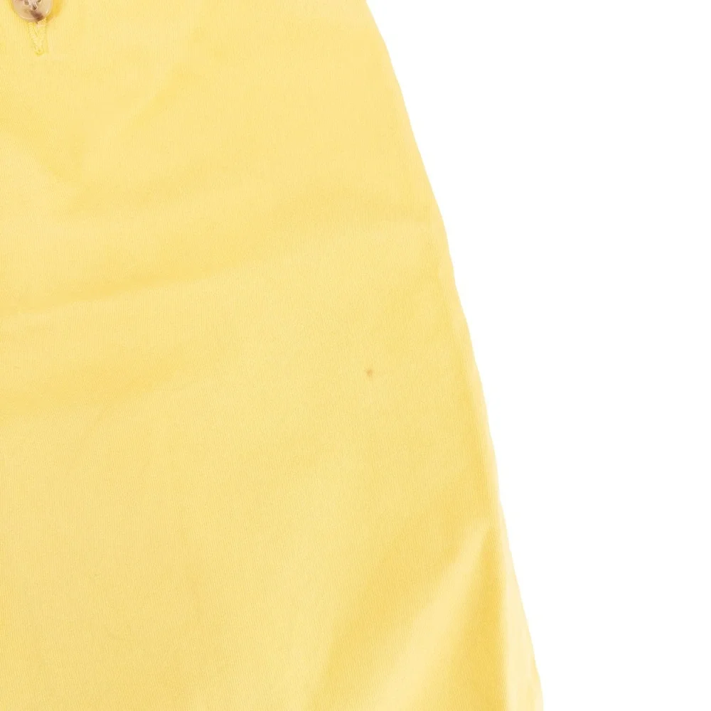 Vintage Polo Ralph Lauren Mens 36 Tyler Shorts Yellow Pleated Cotton Chino 90s